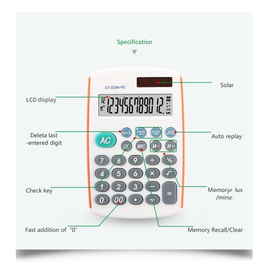 two-way power pocket calculator of 112 steps