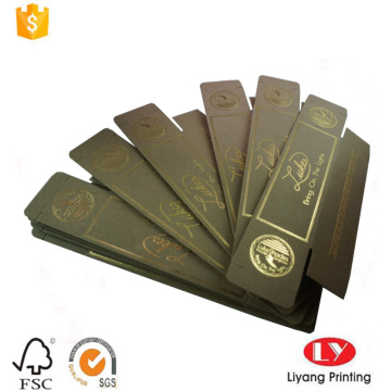 Flat Foldable Sunglasses Box with Gold Stamping Logo