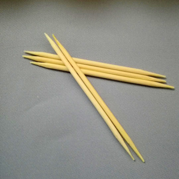 High Quality Hygienic Bamboo Toothpick Small Round Bottle