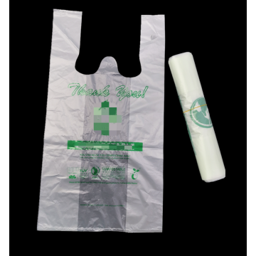 PLA 100% Biodegradable Compostable Supermarket Shopping Bags