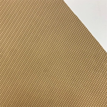 Weave Pattern PU Synthetic Woven Leather for Notebookcover