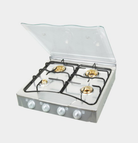 4 Burner Tabletop Glass Gas Stove