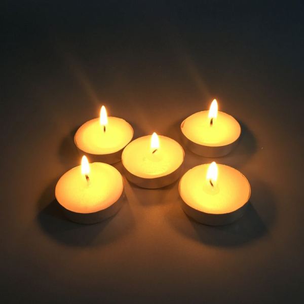Slow Burning Unscented Tea Light Mini Tealight Candles
