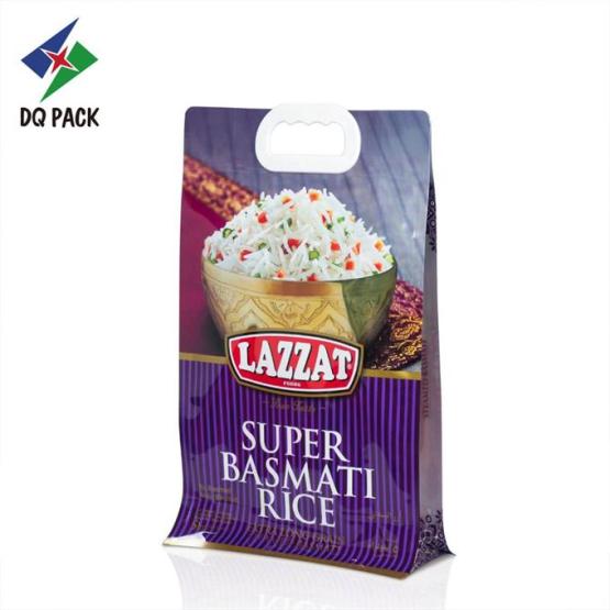 Plastic Rice Packaging Bag With Handle