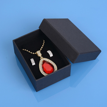Custom Black Necklace Gift Box