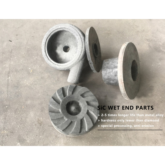 Sic Ceramic Slurry Pump Parts