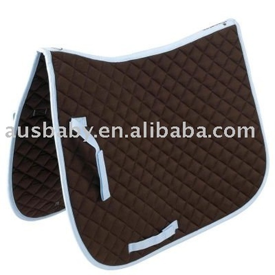 Horse quilted cloth saddle pad