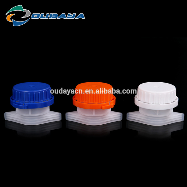 plastic lids with diameter 33mm spout for pouch