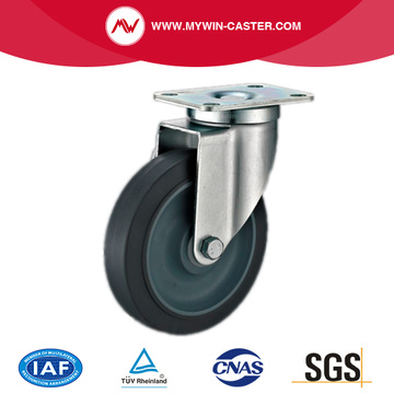 Plate TPR Wheel Swivel Industrial Caster
