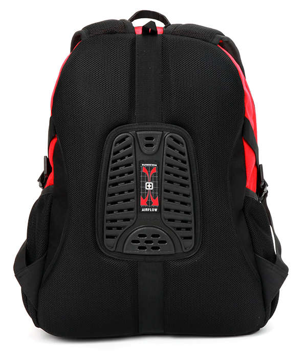 Red Gray And Black Backpack