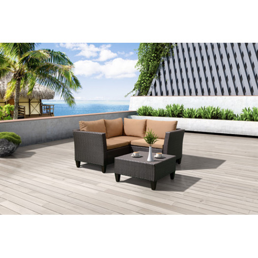 Garden outdoor modern Garden Patio rattan furniture set