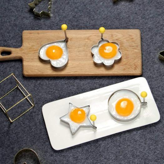 Stainless Steel Egg Ring with plastic handle