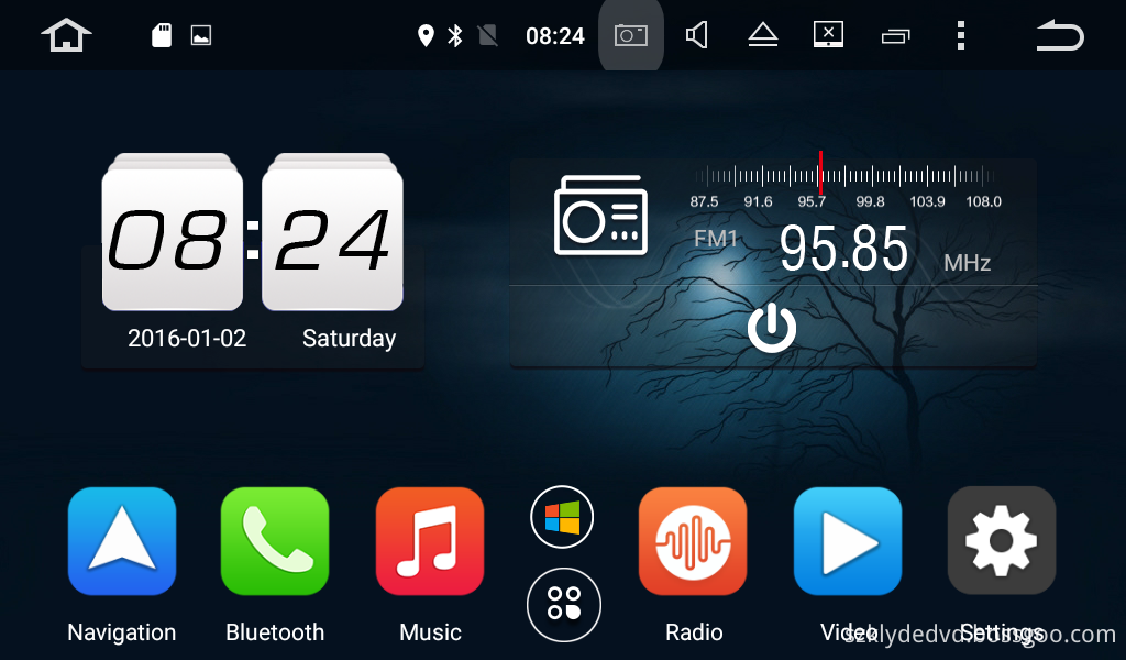 UI 1 OF android 6.0 car DVD for Suzuki Vitara 2015
