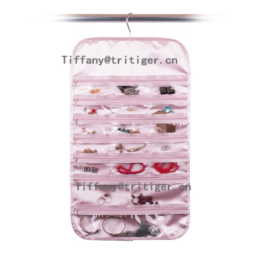 Factory silk Hanging pockets organizer for jewelry