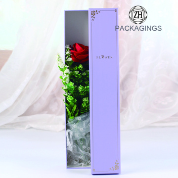 Decorative stamping single flower box packaging