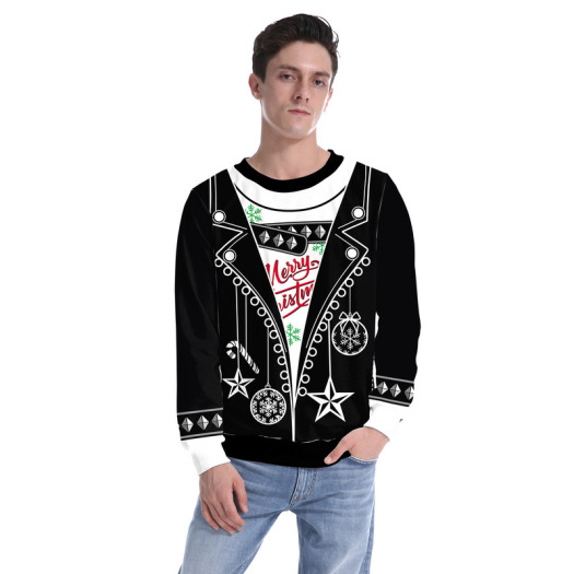 Autumn Christmas 3D Digital Printing Sweatshirts