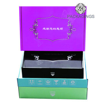 Colored shipping box wholesale