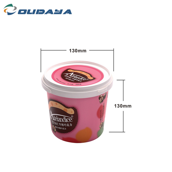 Iml plastic butter yogurt bucket ice cream container