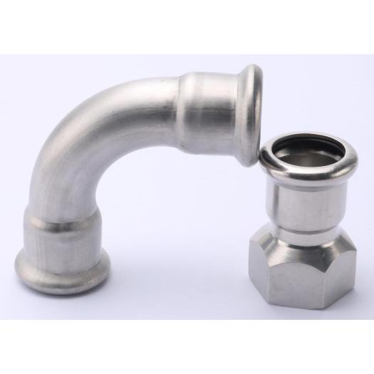 DIN Press Fittings 316L Elbow For Steel Pipe