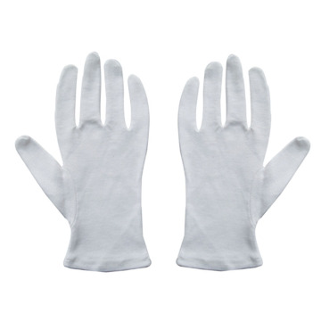 100% White Cotton Gloves