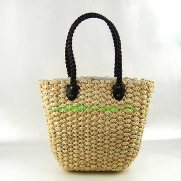 Womens Casual Large Straw Weave Beach Tote Shoulder Bag