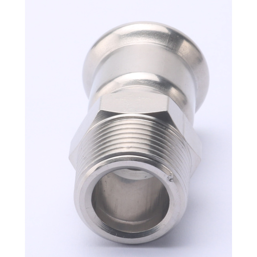 AISI 316L Male Coupling Pipe Press Fitting