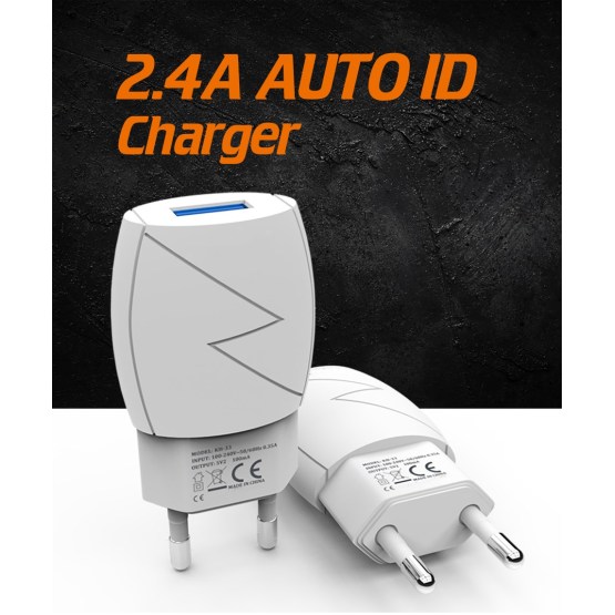 12W USB Wall Charger For Mobile Phone