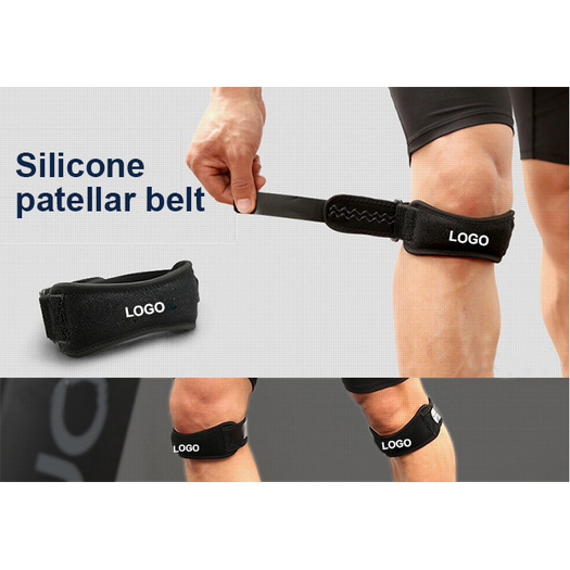The most hot silicone antiskid knee bracing belt
