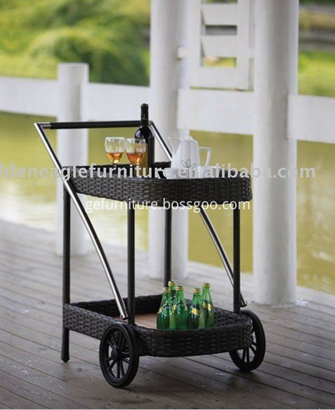 Outdoor Rattan Trolley