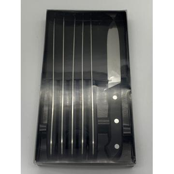 6pcs POM handle steak knife set