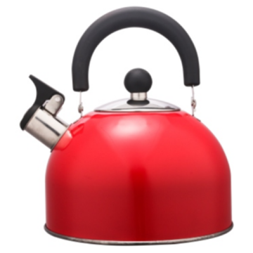1.5L Stainless Steel color painting Teakettle red color