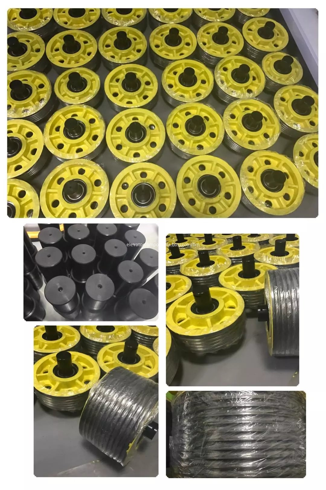 High Speed Elevator Double Wrap Pulley 