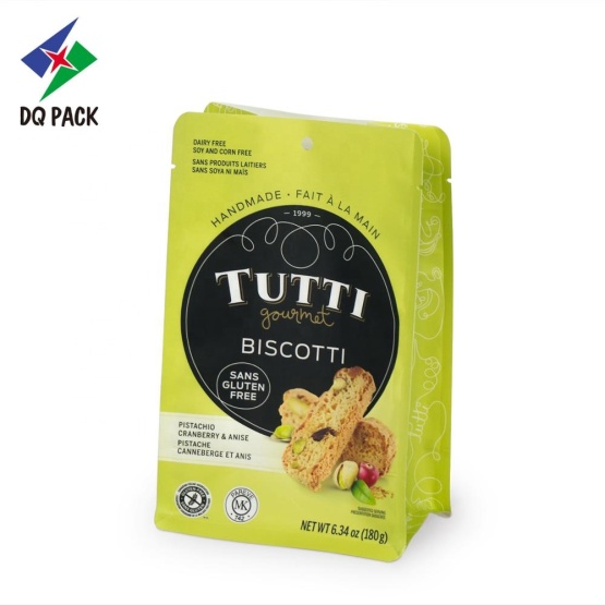 Flexible Packaging Flat Bottom Pouch For Food