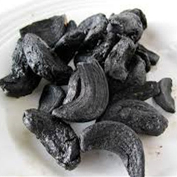 Fermentation black garlic particles