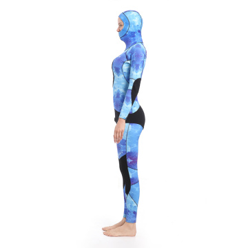 Seaskin Blue Water Camo Spearfishing Wetsuits for Women