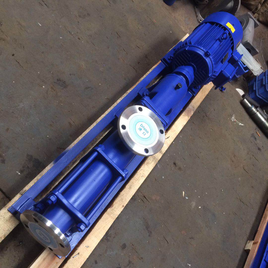 G type stainless steel explosion-proof frequency conversion single screw pump 2