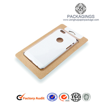 Promotional kraft paper cell phone case box packaging