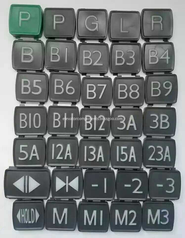 Tactile Symbol for Mitsubishi Elevator Push Buttons 
