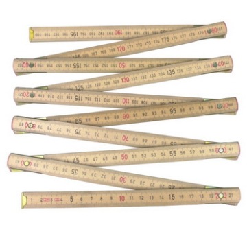 1m Wooden Ruler