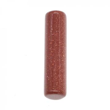 Natural Cylinder Red Goldstone Beads 10X38MM