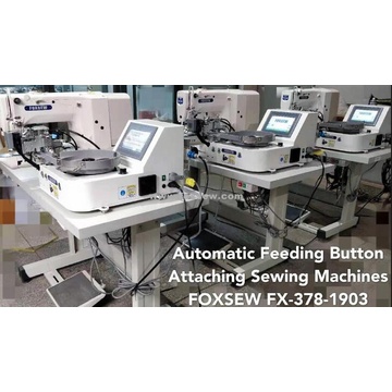 Automatic Feeding Button Attaching Machine