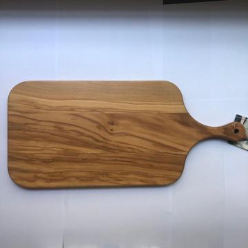Olive wood chopping board with handle