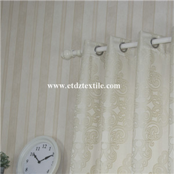 2015 Top Sell 100% Polyester Jacquard Window Curtain