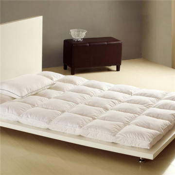 Cotton Cover Microfiber Filling Quilted Mattress Topper
