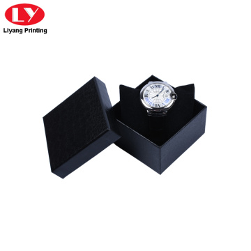 Black Color Watches Box With Pillow Insert