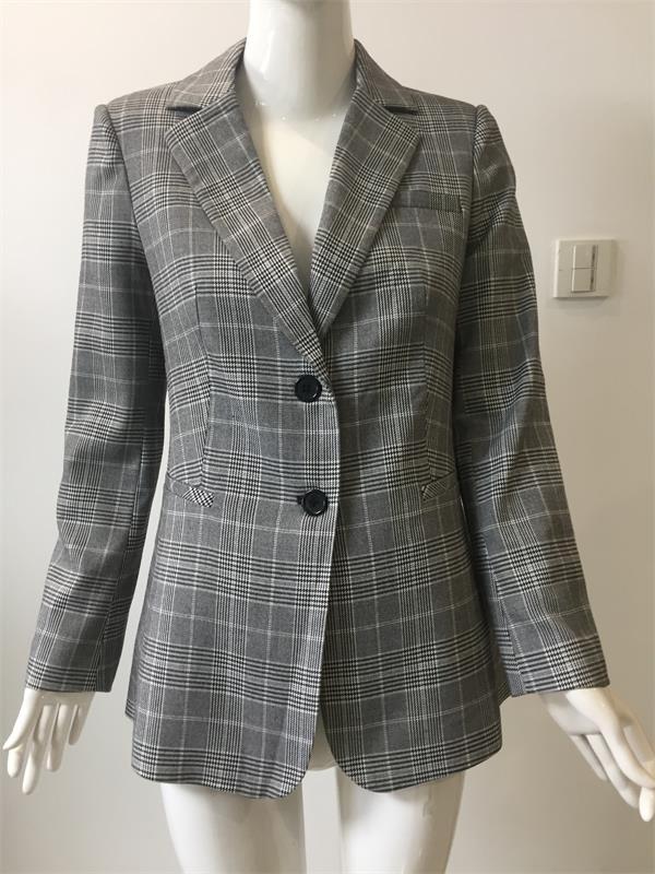Classical Check Suit For Lady