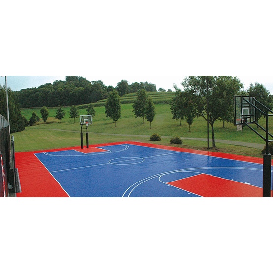 Eco-Friendly Silicon PU Elastic layer QT  Courts Sports Surface Flooring Athletic Running Track