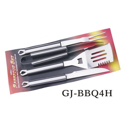 4-Piece  Stainless Steel Barbecue Grilling Utensils