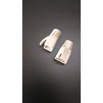 PVC connector boots CAT7 connector boots  white