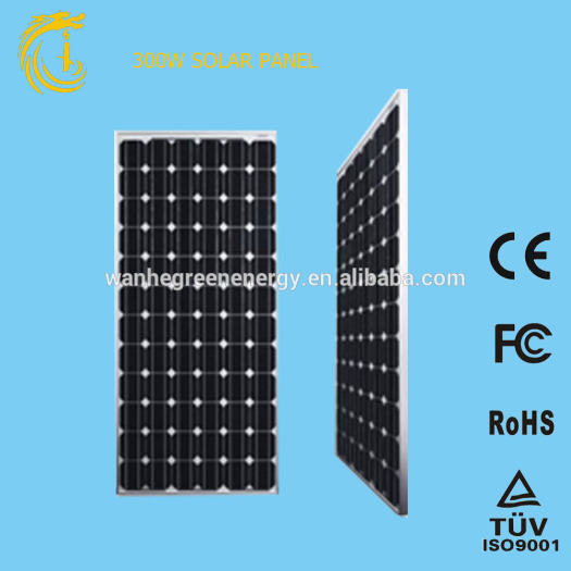 High Quality Monocrystalline Solar Panels 300W 36V